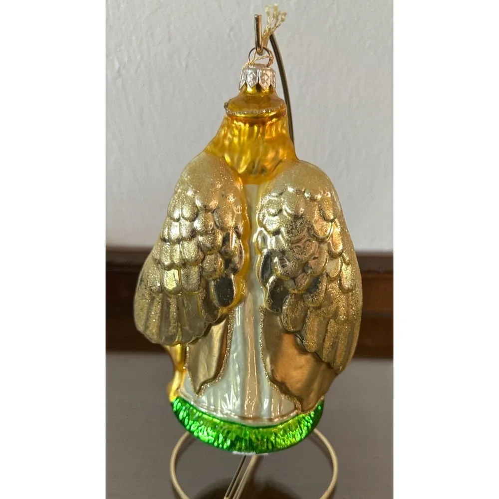 Polonaise‎ Collection Kurt S. Adler Peace Angel Glass Ornament Peace On Earth